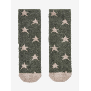 Chaussettes rayées Sabrina Mini LeMieux Amande Marron Chaussettes rayées Sabrina Mini LeMieux Amande Marron