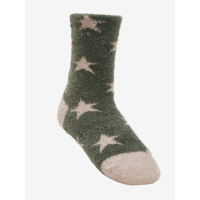 Chaussettes rayées Sabrina Mini LeMieux Amande Marron Chaussettes rayées Sabrina Mini LeMieux Amande Marron