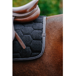 Tapis de selle Equithème Quadri Noir Tapis de selle Equithème Quadri Noir