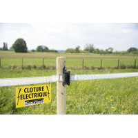 Plaque de signalisation clôture électrique Beaumont Plaque de signalisation clôture électrique Beaumont