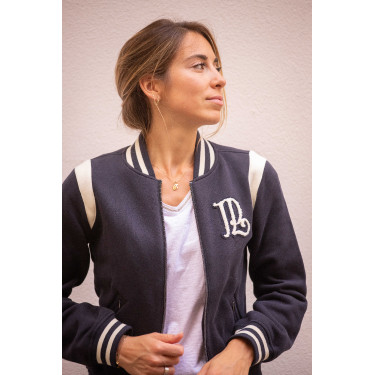 Sweat Pénélope University Marine / off white Bleu marine Sweat Pénélope University Marine / off white Bleu marine