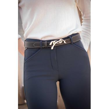 Ceinture Pénélope signature cuir perforé Ceinture Pénélope signature cuir perforé