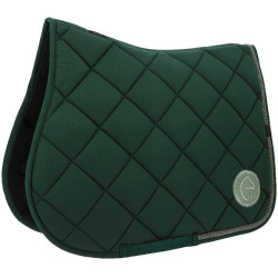 Tapis de selle Equithème Badge 2.0 Vert foncé Tapis de selle Equithème Badge 2.0 Vert foncé