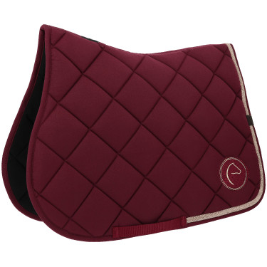 Tapis de selle Equithème Badge 2.0 Bordeaux Tapis de selle Equithème Badge 2.0 Bordeaux