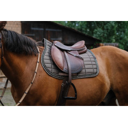 Tapis de selle Equithème Domino Cuivre Marron Tapis de selle Equithème Domino Cuivre Marron