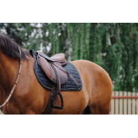 Tapis de selle Equithème Domino Bleu