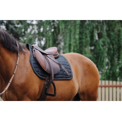 Tapis de selle Equithème Domino Vert Tapis de selle Equithème Domino Vert