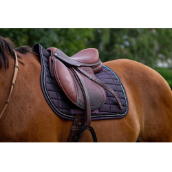 Tapis de selle Equithème Domino Violet Tapis de selle Equithème Domino Violet