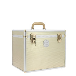 Coffre de pansage Equithème Je t'aime Amande Marron Coffre de pansage Equithème Je t'aime Amande Marron