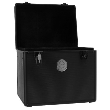 Coffre de pansage Equithème Je t'aime Noir Coffre de pansage Equithème Je t'aime Noir