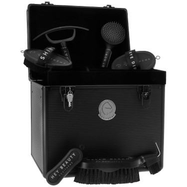 Coffre de pansage Equithème Je t'aime Noir Coffre de pansage Equithème Je t'aime Noir