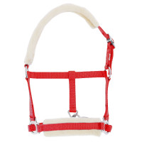 Licol foal Riding World mouton synthétique Rouge Licol foal Riding World mouton synthétique Rouge