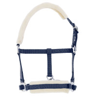 Licol foal Riding World mouton synthétique Bleu marine Licol foal Riding World mouton synthétique Bleu marine