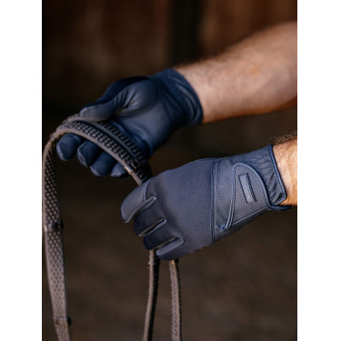 Gants d’équitation LeMieux Hybrid Marine Bleu marine