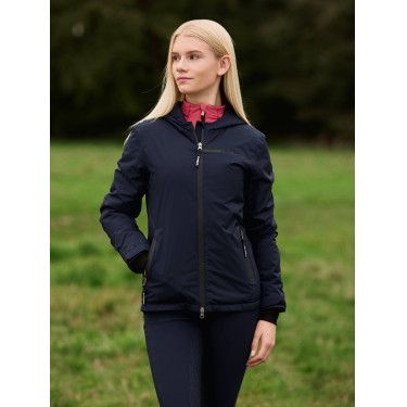Manteau d'équitation Young Rider LeMieux imperméable Thea Marine Bleu marine
