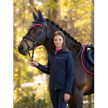 Manteau d'équitation Young Rider LeMieux imperméable Thea Marine Bleu marine