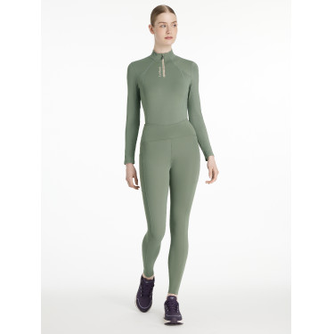 Pull-on d’équitation LeMieux brossé Natalie femme Rosemary Vert