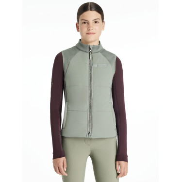 Veste sans manches d’entraînement Young Rider LeMieux Pammy Rosemary Vert