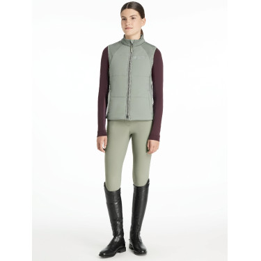 Veste sans manches d’entraînement Young Rider LeMieux Pammy Rosemary Vert