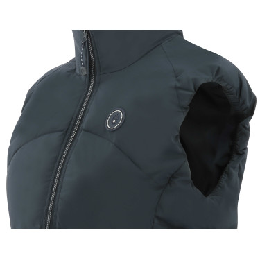 Doudoune sans manches Equithème Lina femme Bleu marine