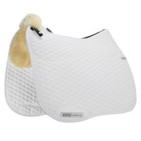 Tapis de dressage Stübben peau d'agneau Streamline Blanc