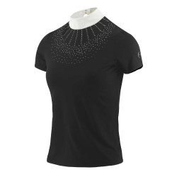 Polo Equithème London manches courtes Noir Polo Equithème London manches courtes Noir