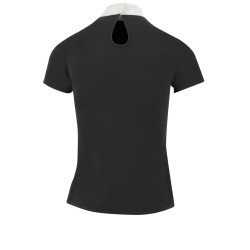 Polo Equithème London manches courtes Noir Polo Equithème London manches courtes Noir