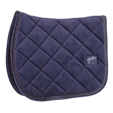 Tapis de selle Pénélope New Strass Bleu marine Tapis de selle Pénélope New Strass Bleu marine
