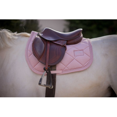 Tapis de selle Pénélope New Strass Rose pâle Tapis de selle Pénélope New Strass Rose pâle