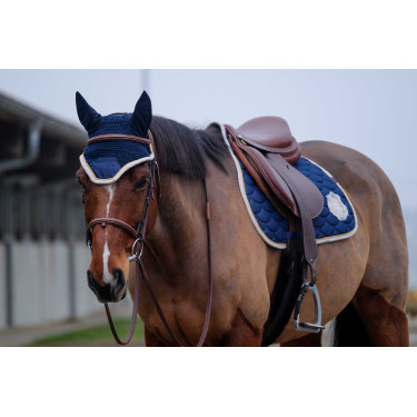 Tapis de selle Equithème Denim Bleu marine Tapis de selle Equithème Denim Bleu marine
