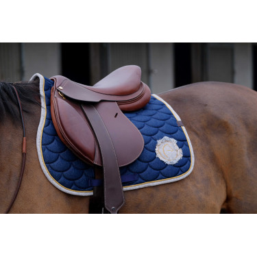 Tapis de selle Equithème Denim Bleu marine Tapis de selle Equithème Denim Bleu marine