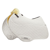 Tapis de saut d'obstacle Stübben peau d'agneau Streamline Close Contact Blanc Tapis de saut d'obstacle Stübben peau d'agneau Streamline Close Contact Blanc