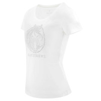 T-shirt Equithème Magali manches courtes Blanc T-shirt Equithème Magali manches courtes Blanc