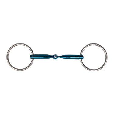 Mors 2 anneaux Metalab Eco Blue brisé Mors 2 anneaux Metalab Eco Blue brisé