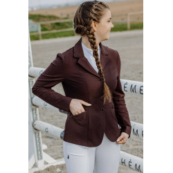 Veste de concours Equithème Oliva Bordeaux Veste de concours Equithème Oliva Bordeaux