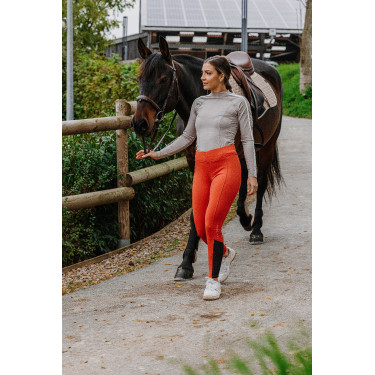 Pull-on Equithème Brigitte fond silicone Orange