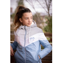 Blouson Pénélope Lecciblock Bleu artic Blouson Pénélope Lecciblock Bleu artic