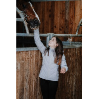 Veste matelassée Equithème Lara enfant Gris chiné Veste matelassée Equithème Lara enfant Gris chiné