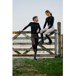 T-shirt Pro Series Canter manches longues Noir