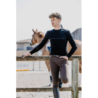 T-shirt Pro Series Canter manches longues Noir T-shirt Pro Series Canter manches longues Noir