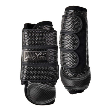 Guêtres de cross Lami-Cell V22 avant Noir