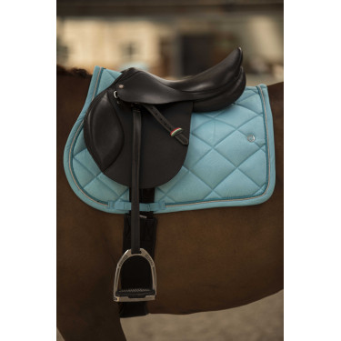 Tapis de selle Lami-Cell Floral Bleu clair