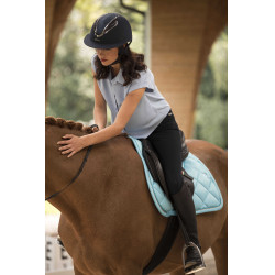 Tapis de selle Lami-Cell Floral Bleu clair