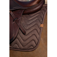 Tapis de selle Equithème Tweedytan Beige