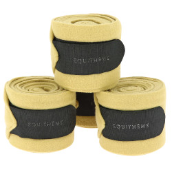 Bandes de polo Equithème Camel Marron Bandes de polo Equithème Camel Marron