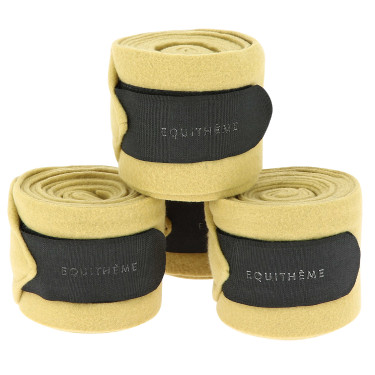 Bandes de polo Equithème Camel Marron Bandes de polo Equithème Camel Marron