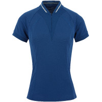 Polo Equithème Elodie Manches courtes Bleu marine Polo Equithème Elodie Manches courtes Bleu marine
