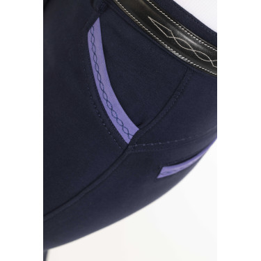 Pantalon Equithème Kylie fond silicone Bleu marine Pantalon Equithème Kylie fond silicone Bleu marine