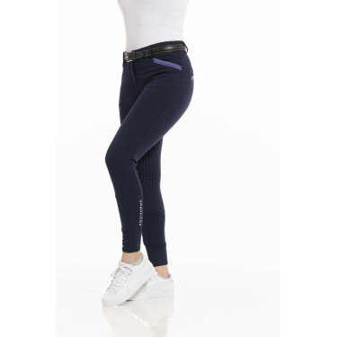 Pantalon Equithème Kylie fond silicone Bleu marine Pantalon Equithème Kylie fond silicone Bleu marine