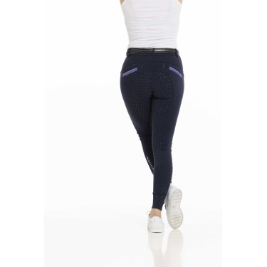 Pantalon Equithème Kylie fond silicone Bleu marine Pantalon Equithème Kylie fond silicone Bleu marine
